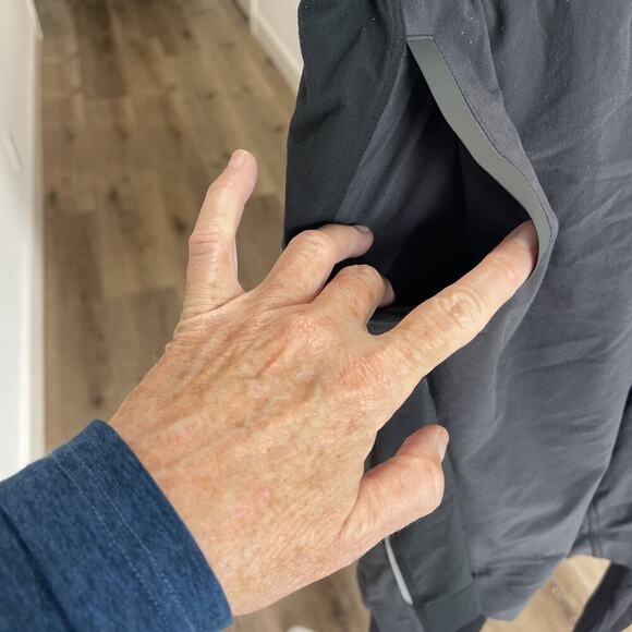 Lululemon Pants Mens Small Black Gray Running Tight Jogger Hybrid Athletic - Picture 2 of 11